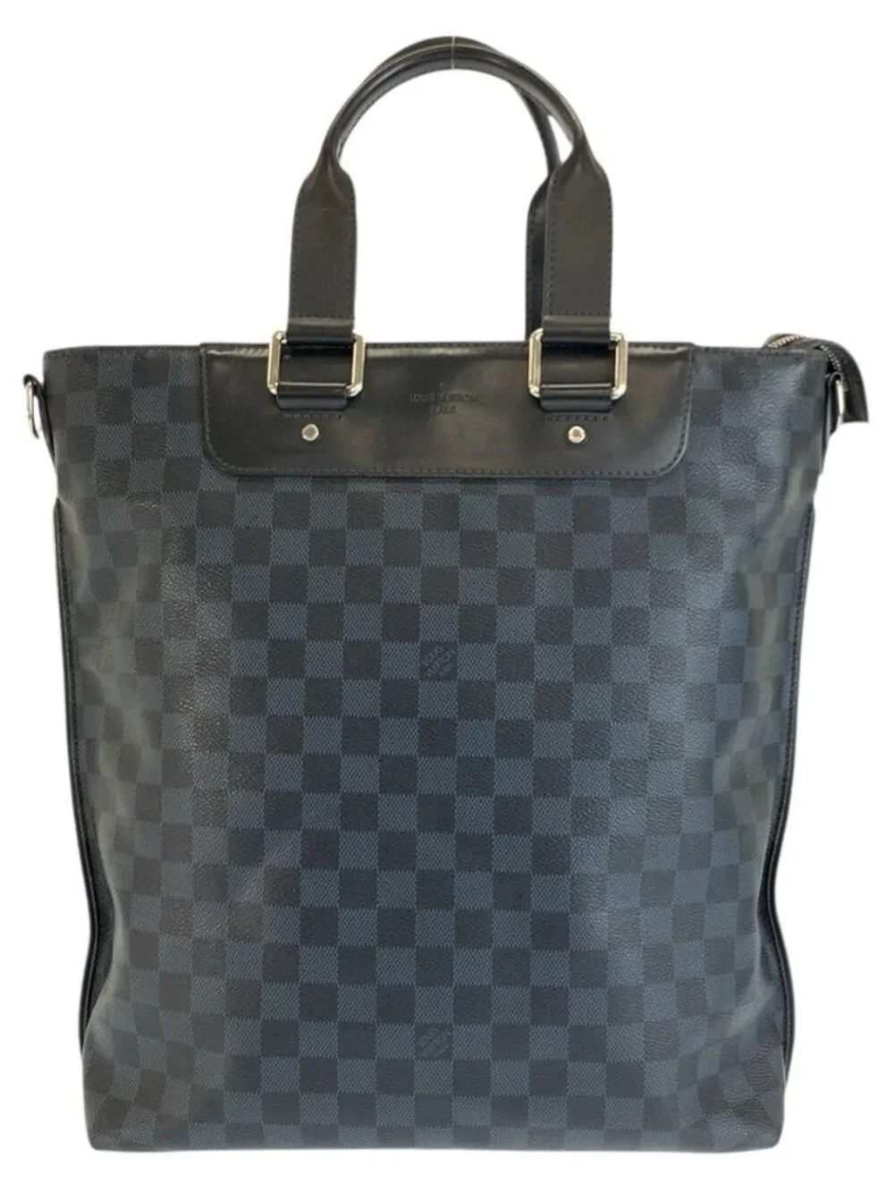 Louis Vuitton Damier Cobalt Cover Jour Navy Black Silver Business